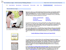Tablet Screenshot of ncweddingminister.com